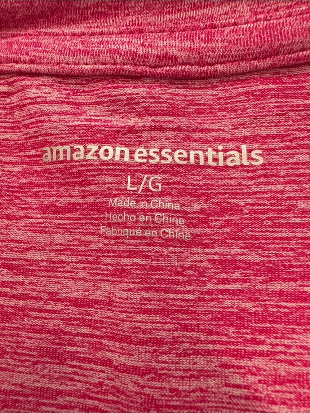 Amazon Essentials Heather Raspberry Short-Sleeve Tee - Picture 5 of 6